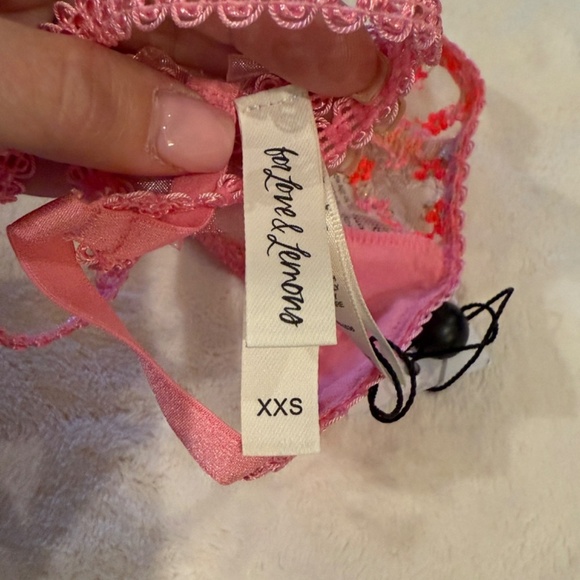 New! For Love and Lemons Love Bouquet Floral thong Panty 31339 - Picture 13 of 15